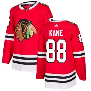 Homme Maillot Hockey Chicago Blackhawks Patrick Kane #88 Authentic Rouge Domicile